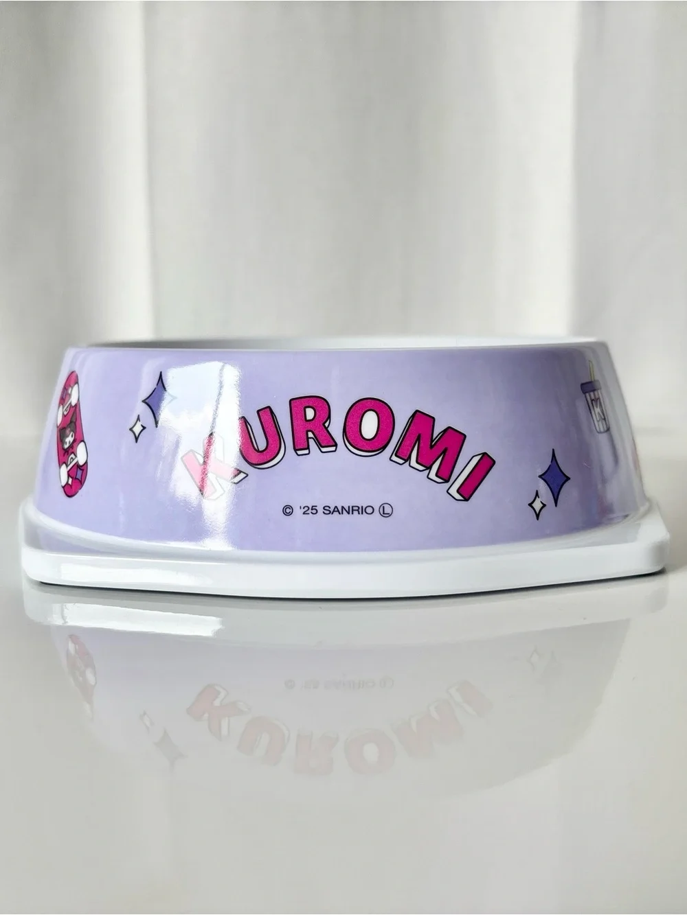 Kuromi Kawaii Pet Food Bowl Water Bowl Dog Bowl Cat Bowl NWT Japan Exclusive